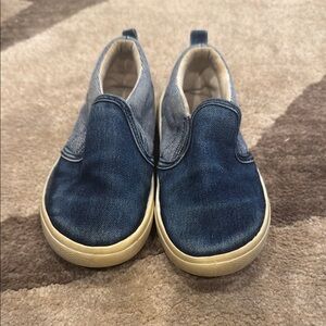 Carter's Blue Tan Sneakers Slip-On Casual